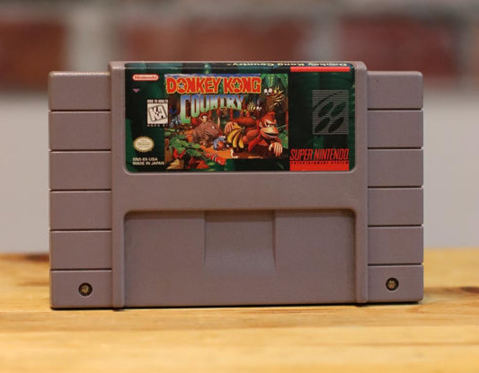 Donkey Kong Country Original SNES Super Nintendo Video Game Tested