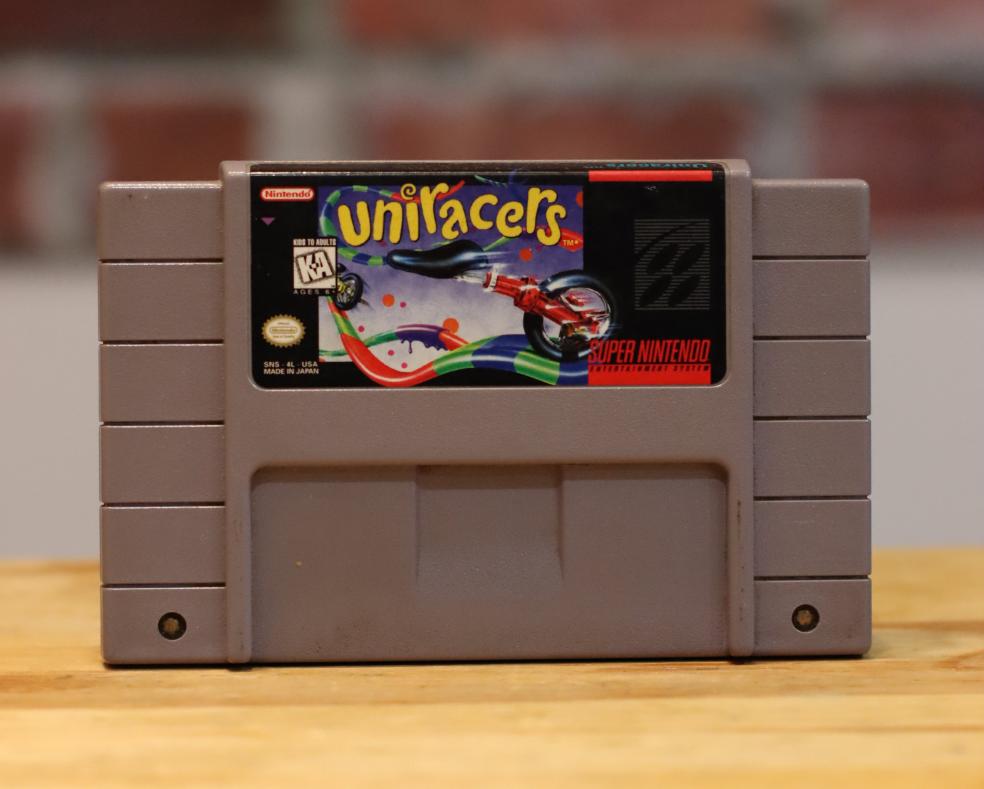 Uniracers Original SNES Super Nintendo Video Game Tested