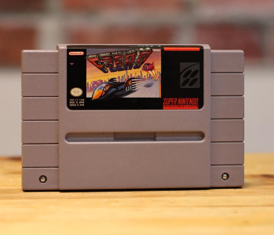 F-Zero Original SNES Super Nintendo Video Game Tested