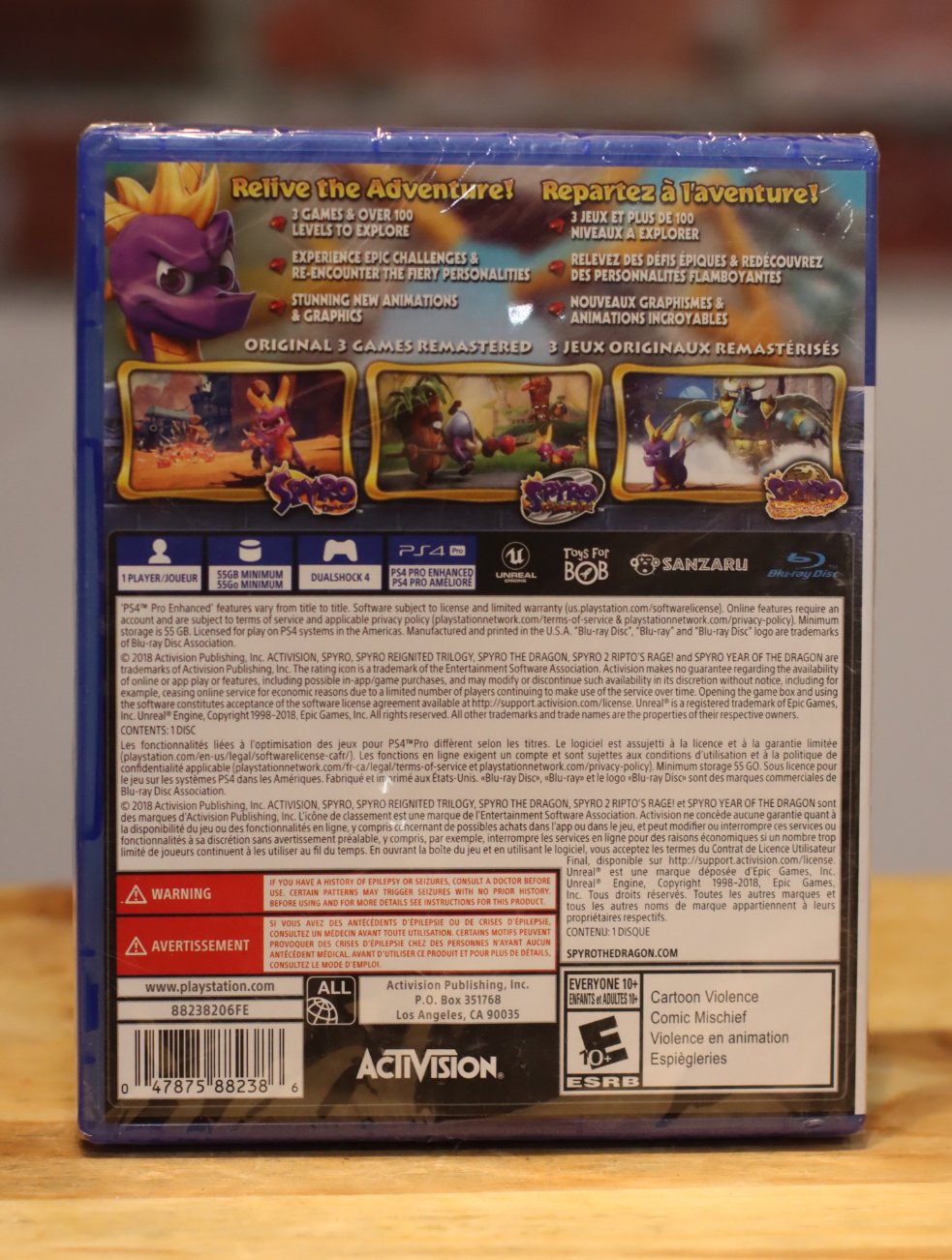 Spyro Original PS4 Playstation Sealed Video Game