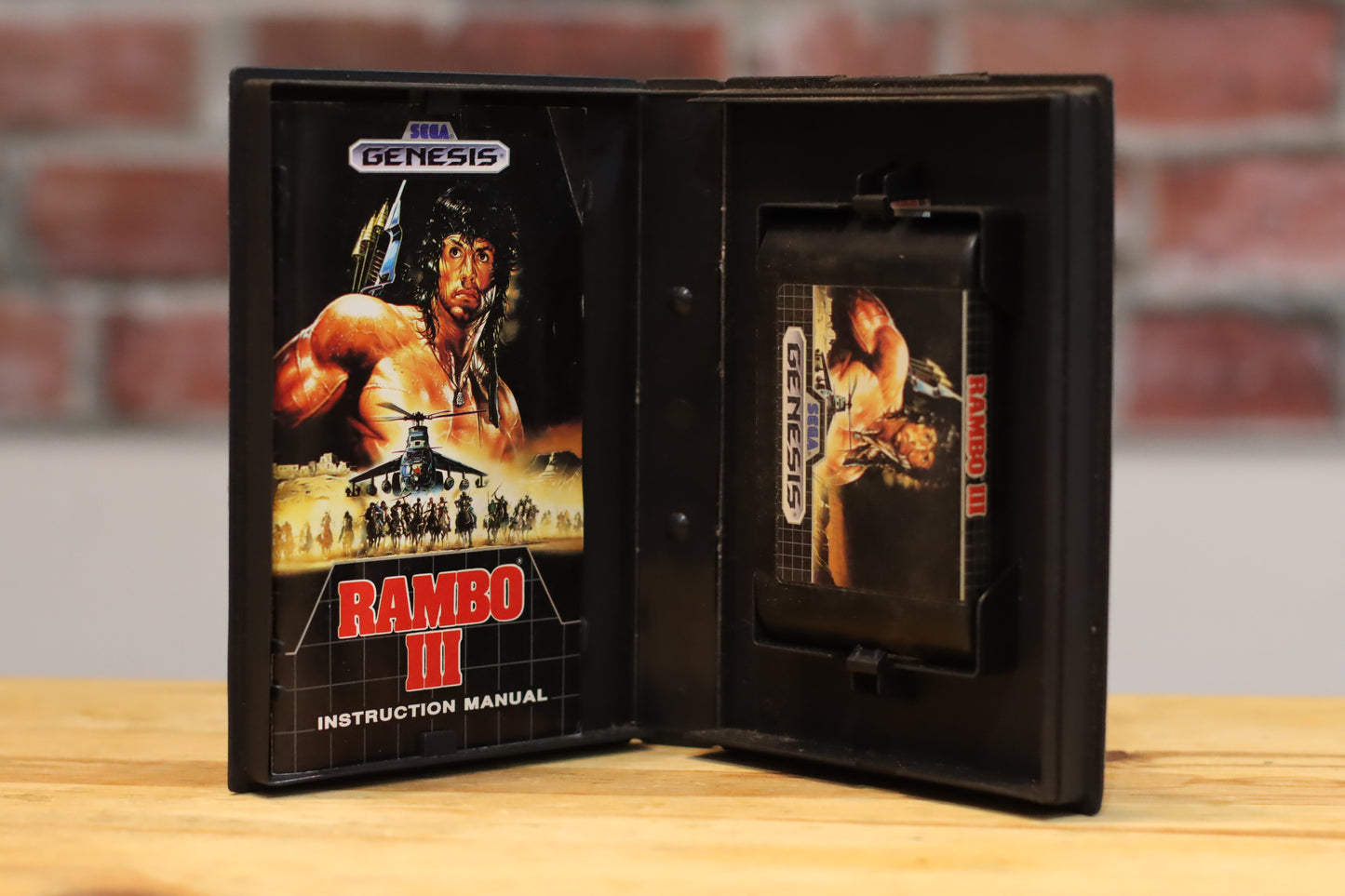 Rambo III Original SEGA Genesis Video Game Complete