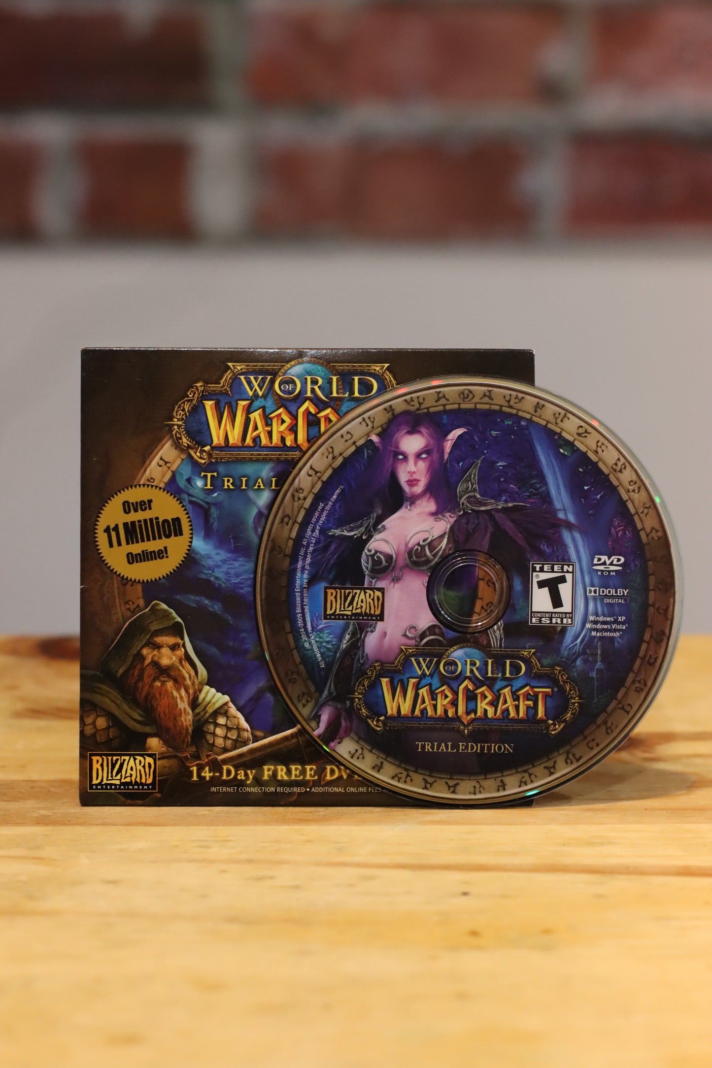 World Of Warcraft Reign Of Chaos CD Rom Game Plus Trial Disc