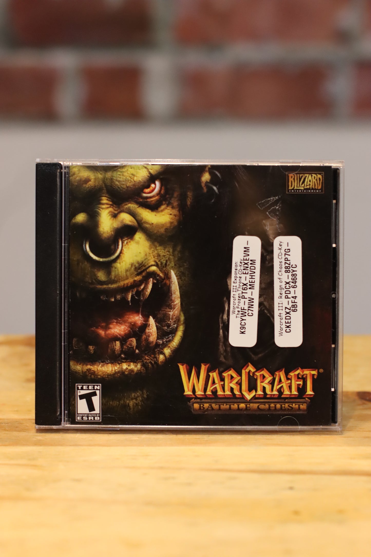 World Of Warcraft Reign Of Chaos CD Rom Game Plus Trial Disc