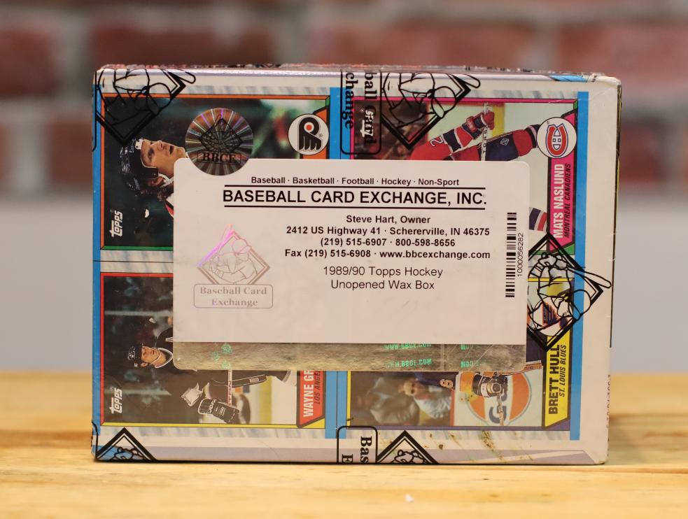 1989 Topps Hockey Cards Unopened Hobby Wax Box (36 Packs) BBCE Authenticated