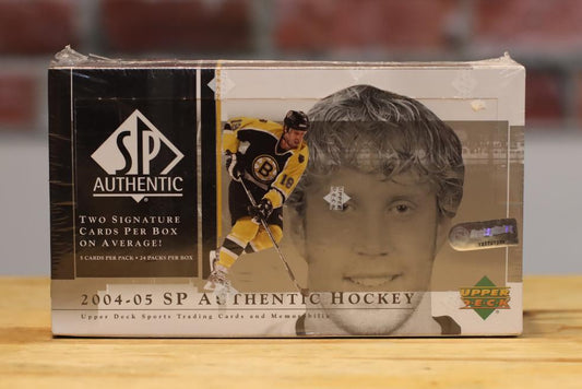 2004/05 Upper Deck SP Authentic Hockey Cards Hobby Wax Box (24 Packs)