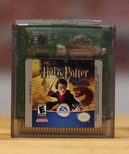 Harry Potter & Chamber Of Secrets Nintendo Gameboy Color Video Game Tested
