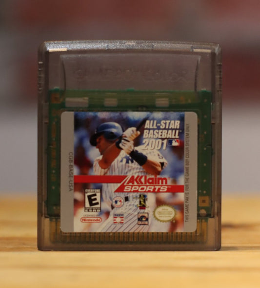 All-Star Baseball 2001 Nintendo Gameboy Color Video Game Tested