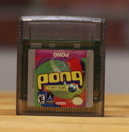 Pong Nintendo Gameboy Color Video Game Tested