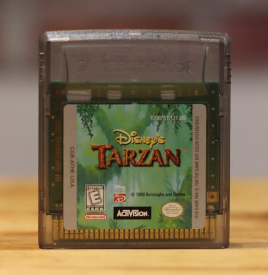 Disney Tarzan Nintendo Gameboy Color Video Game Tested