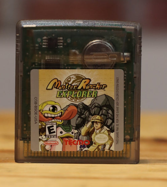 Monster Rancher Explorer Nintendo Gameboy Color Video Game Tested