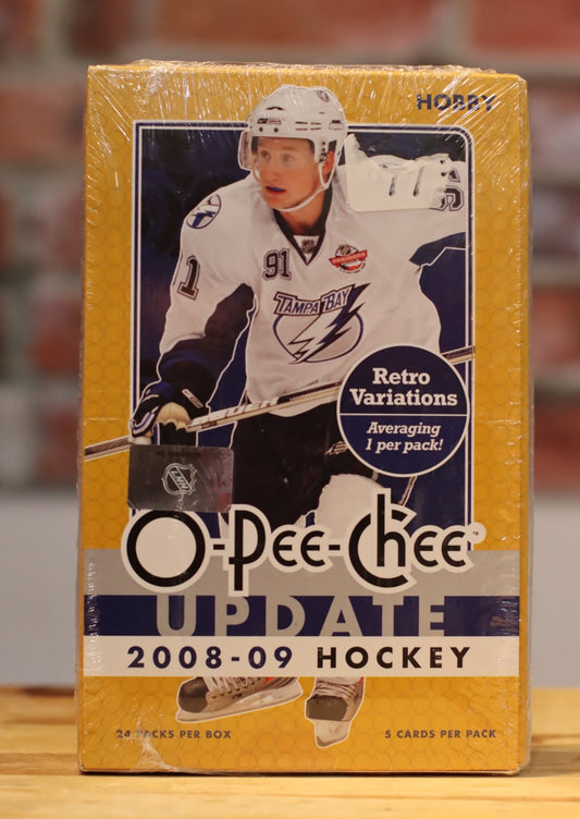 2008/09 OPC O-Pee-Chee Update Hockey Cards Factory Sealed  Hobby Wax Box (24 Packs)