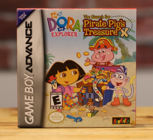 Dora The Explorer Pirate Pig's Treasure X Original Nintendo Gameboy Advance Video Game Complete