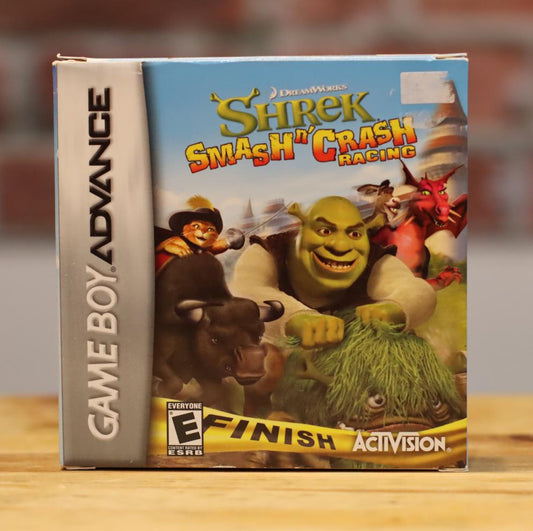 Shrek Smash 'N Crash Racing Original Nintendo Gameboy Advance Video Game Complete