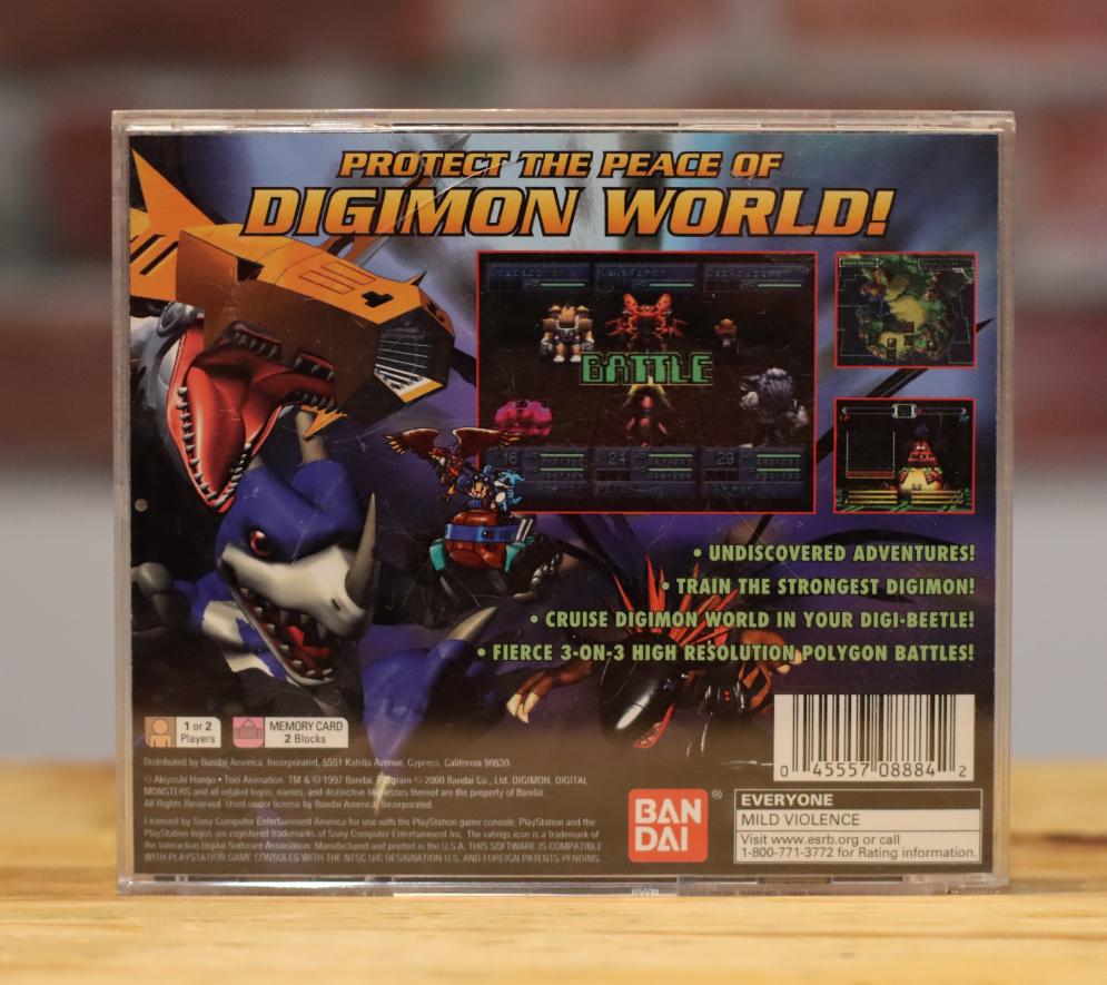 Digimon World 2 Original Sony Playstation Video Game Complete