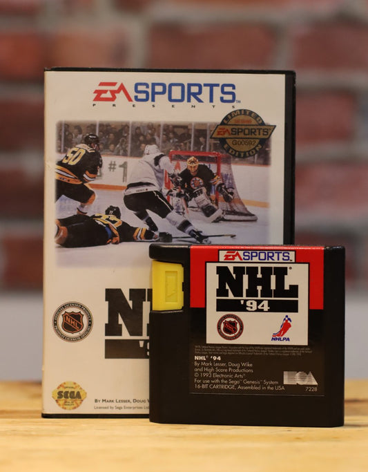 NHL 94 Sega Genesis Original Video Game With Box