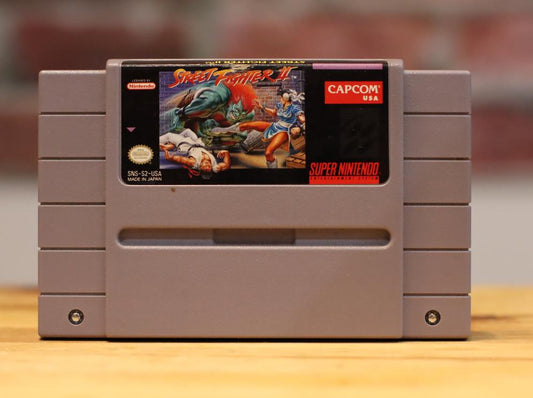Street Fighter II Original SNES Super Nintendo Video Game Tested