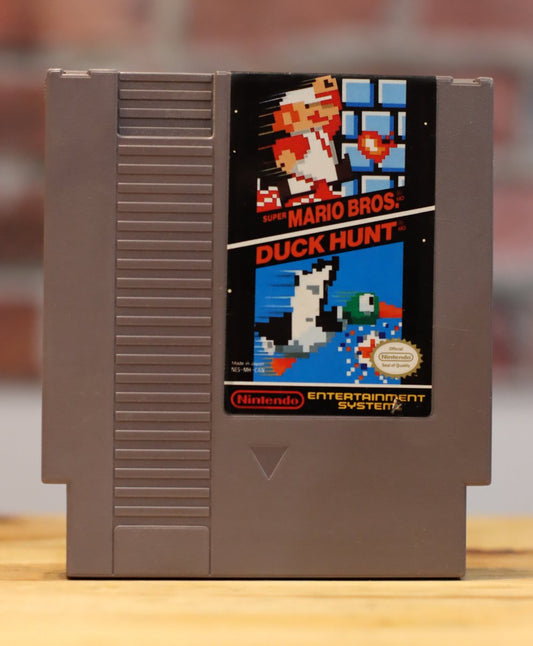 Super Mario Bros/Duck Hunt Original NES Nintendo Video Game Tested