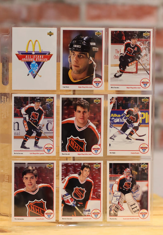 1991/92 McDonald's Canada Hockey Card Complete Set (31 Cards)