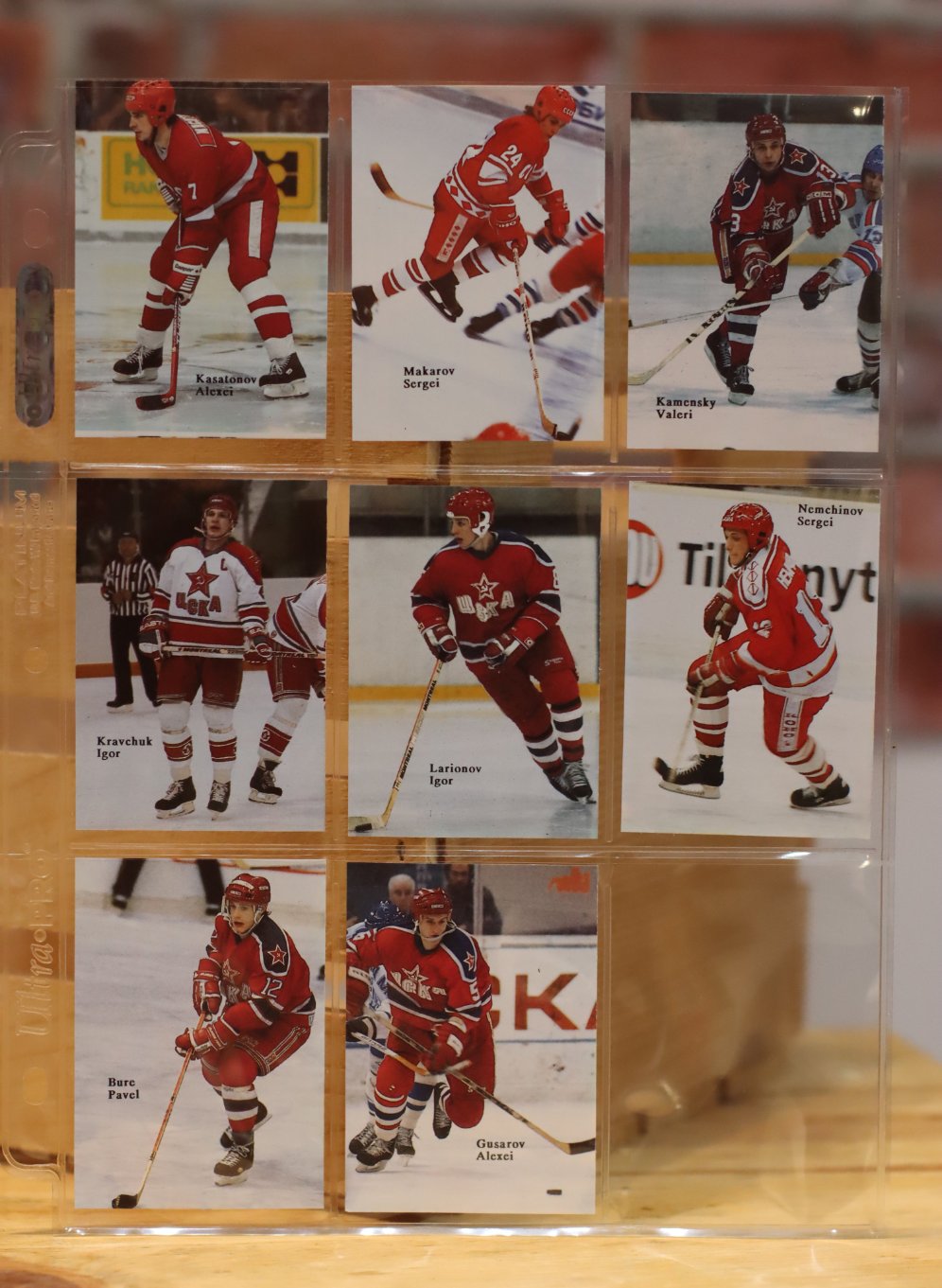 1991 Red Ace Russian Stars In The NHL Complete Set (17 Cards)