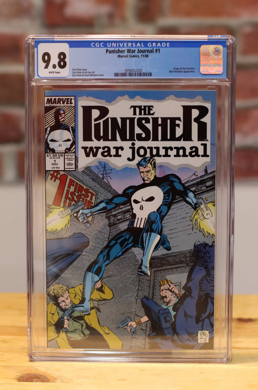 The Punisher War Journal #1 Graded Comic Book (Marvel Comics 1988) CGC 9.8
