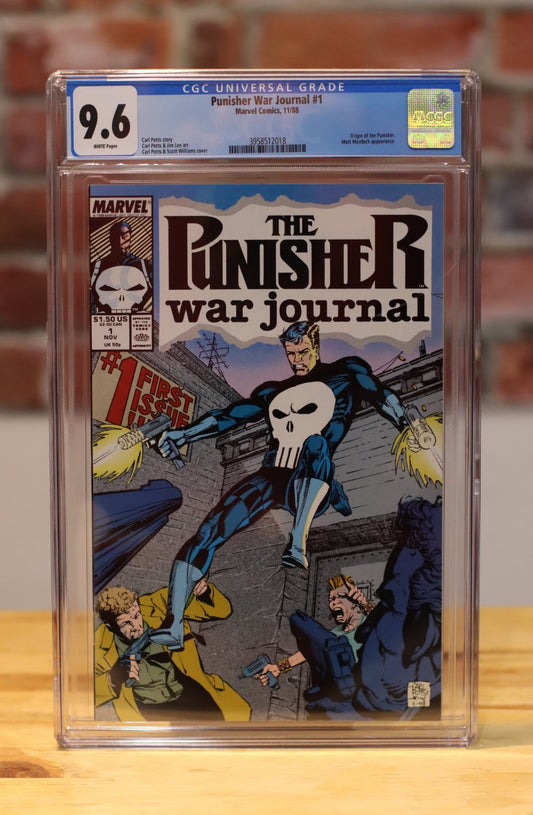 The Punisher War Journal #1 Graded Comic Book (Marvel Comics 1988) CGC 9.6