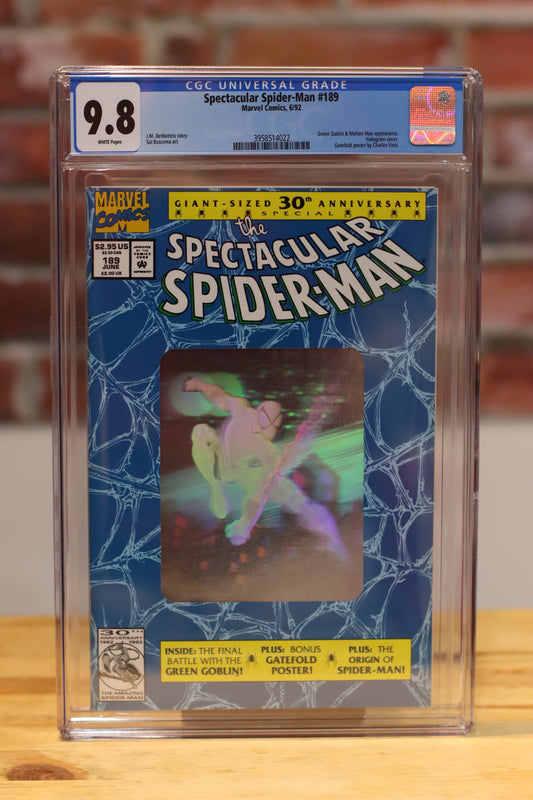 Spectacular Spider-Man #189 Graded Comic Book (Marvel Comics 1992) CGC 9.8