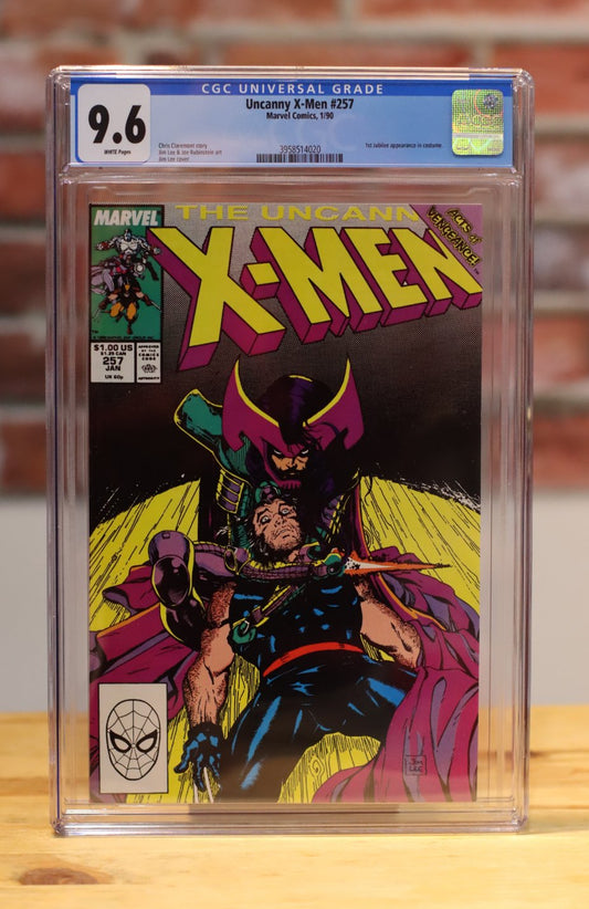 The Uncanny X-Men #257 Graded Comic Book (Marvel Comics 1990) CGC 9.6