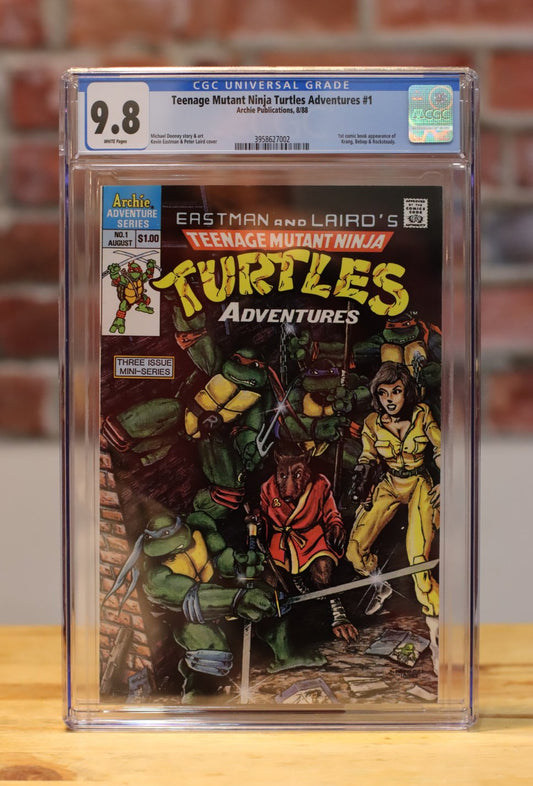 TMNT: Teenage Mutant Ninja Turtles Adventures Graded Comic Book (Archie Publications 1988) CGC 9.8