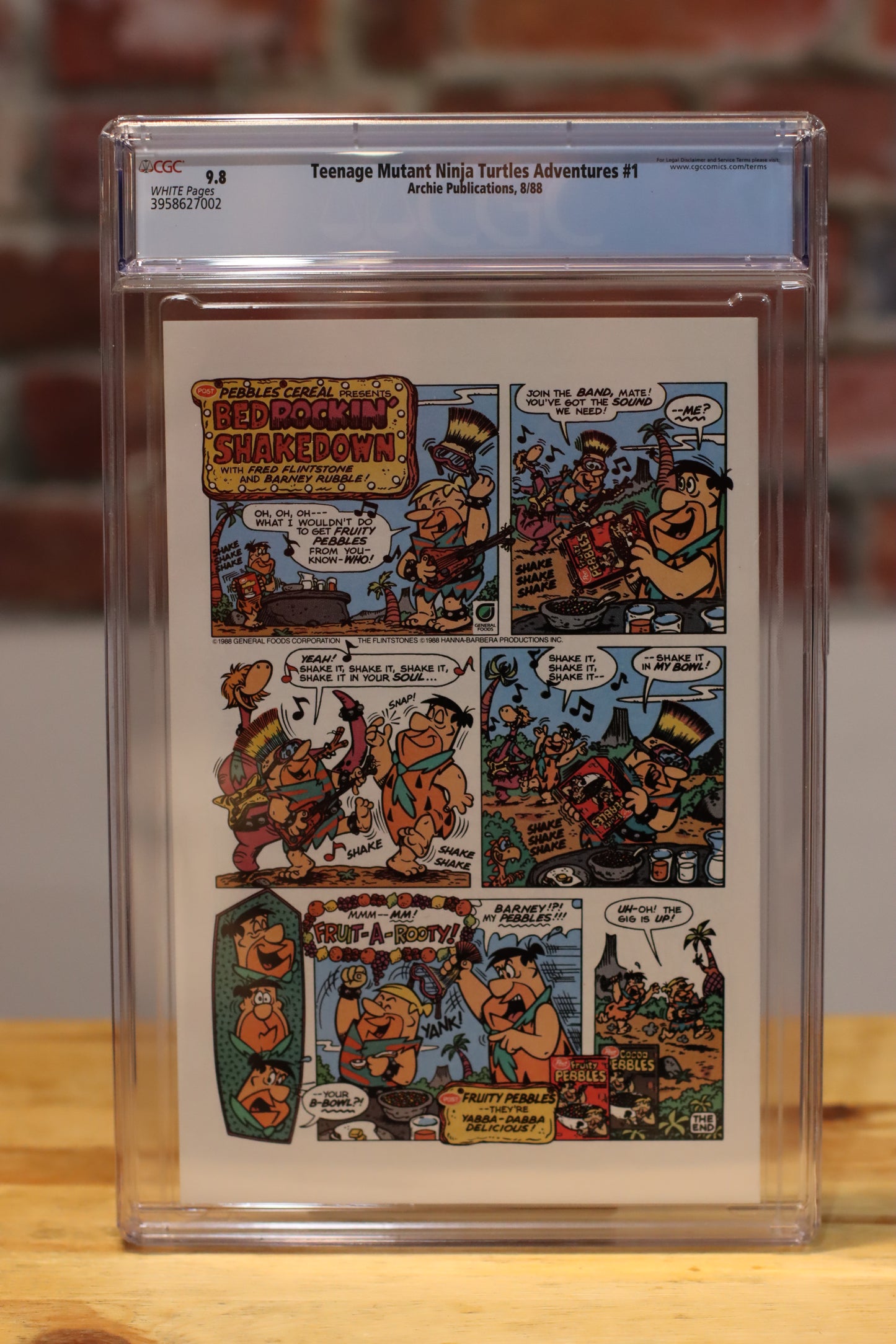 TMNT: Teenage Mutant Ninja Turtles Adventures Graded Comic Book (Archie Publications 1988) CGC 9.8