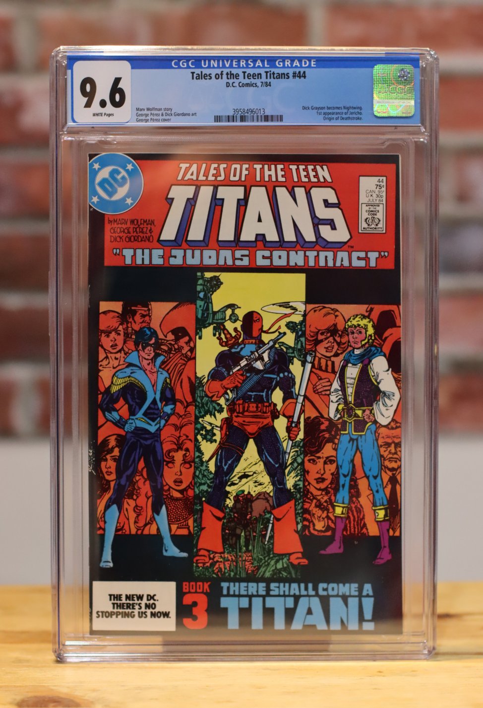 Tale Of Teen Titans #44 Nightwing Comic Book (DC Comics 1984) CGC 9.6