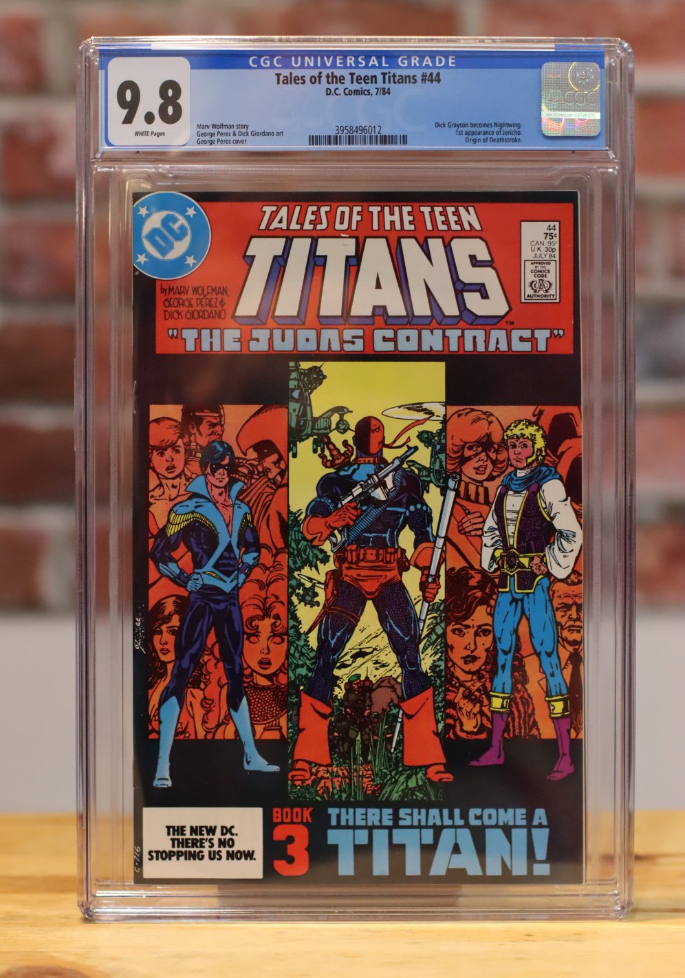 Tale Of Teen Titans #44 Nightwing Graded Comic Book (DC Comics 1984) CGC 9.8