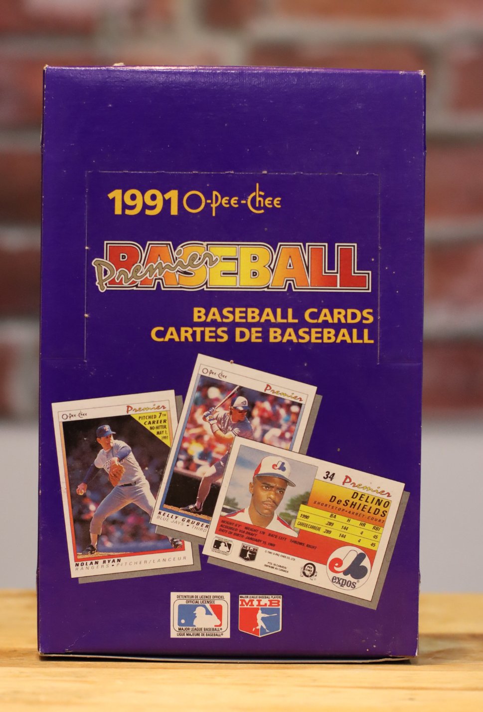 1991 OPC O-Pee-Chee Premier Baseball Cards Hobby Wax Box Inaugural Year