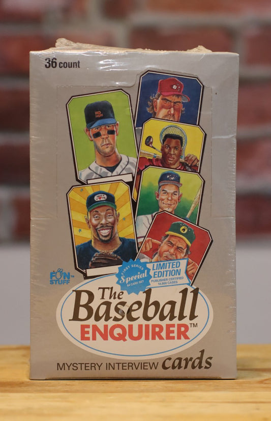 1992 MLB Baseball Enquierer Hobby Wax Box (36 Packs)