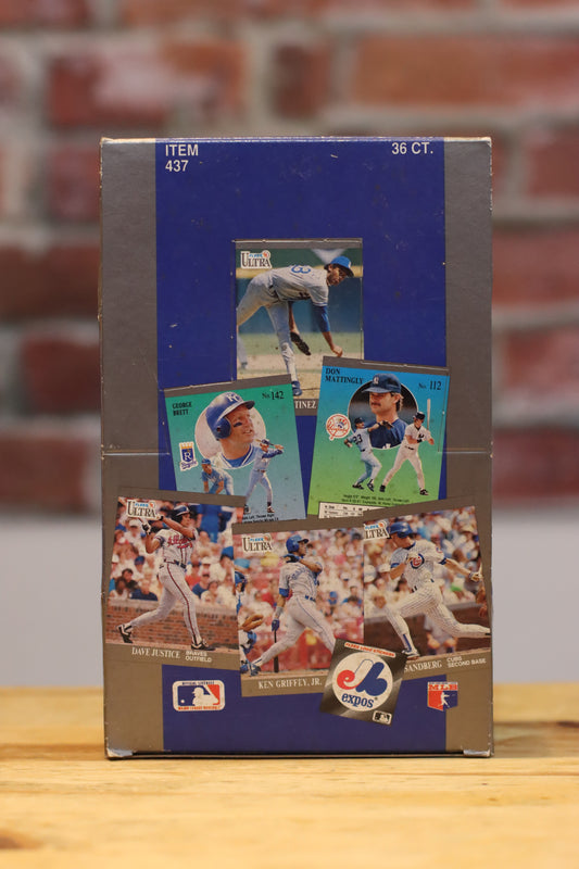 1991 Fleer Ultra Baseball Cards Hobby Wax Box (36 Packs)