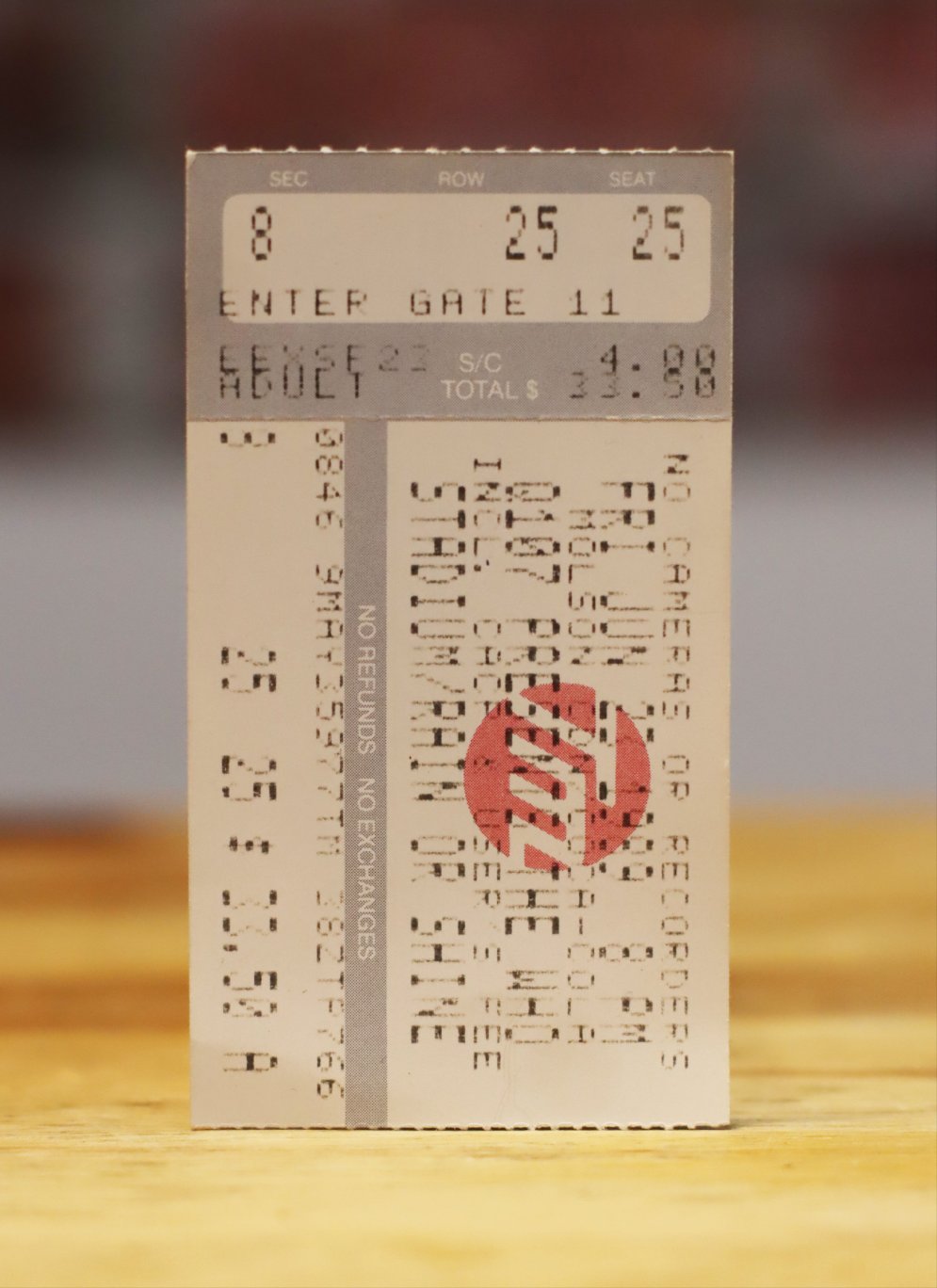 The Who 1989 Exhibition Stadium Toronto Original Vintage Concert Ticket Stub