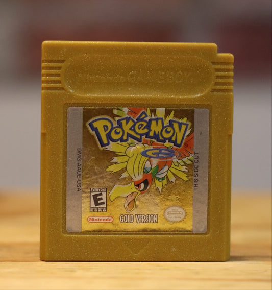 Pokemon Gold Version Nintendo Gameboy Video Game Tested