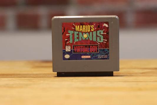 Mario Tennis Nintendo Virtual Boy Video Game Tested