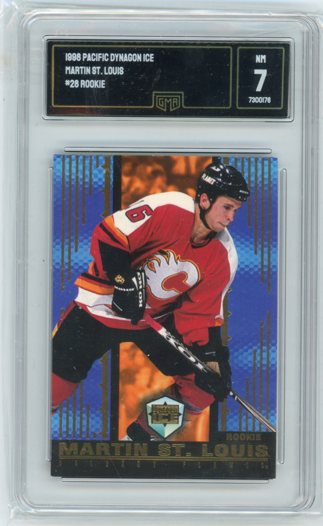 1998 Pacific Dynagon Ice Martin St. Louis #28 Rookie GMA 7