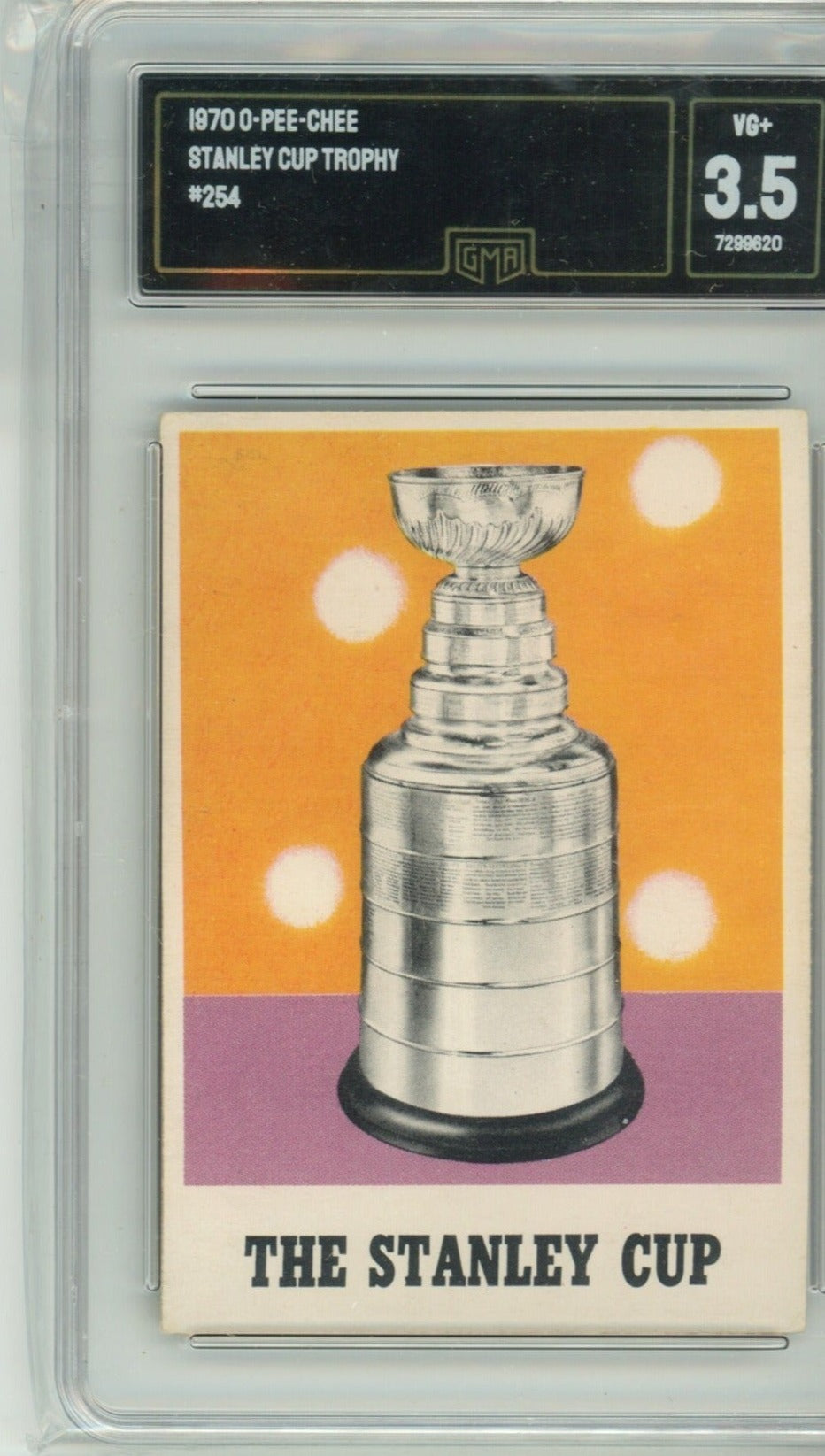 1970 O-Pee-Chee Stanley Cup Trophy #254 GMA 3.5