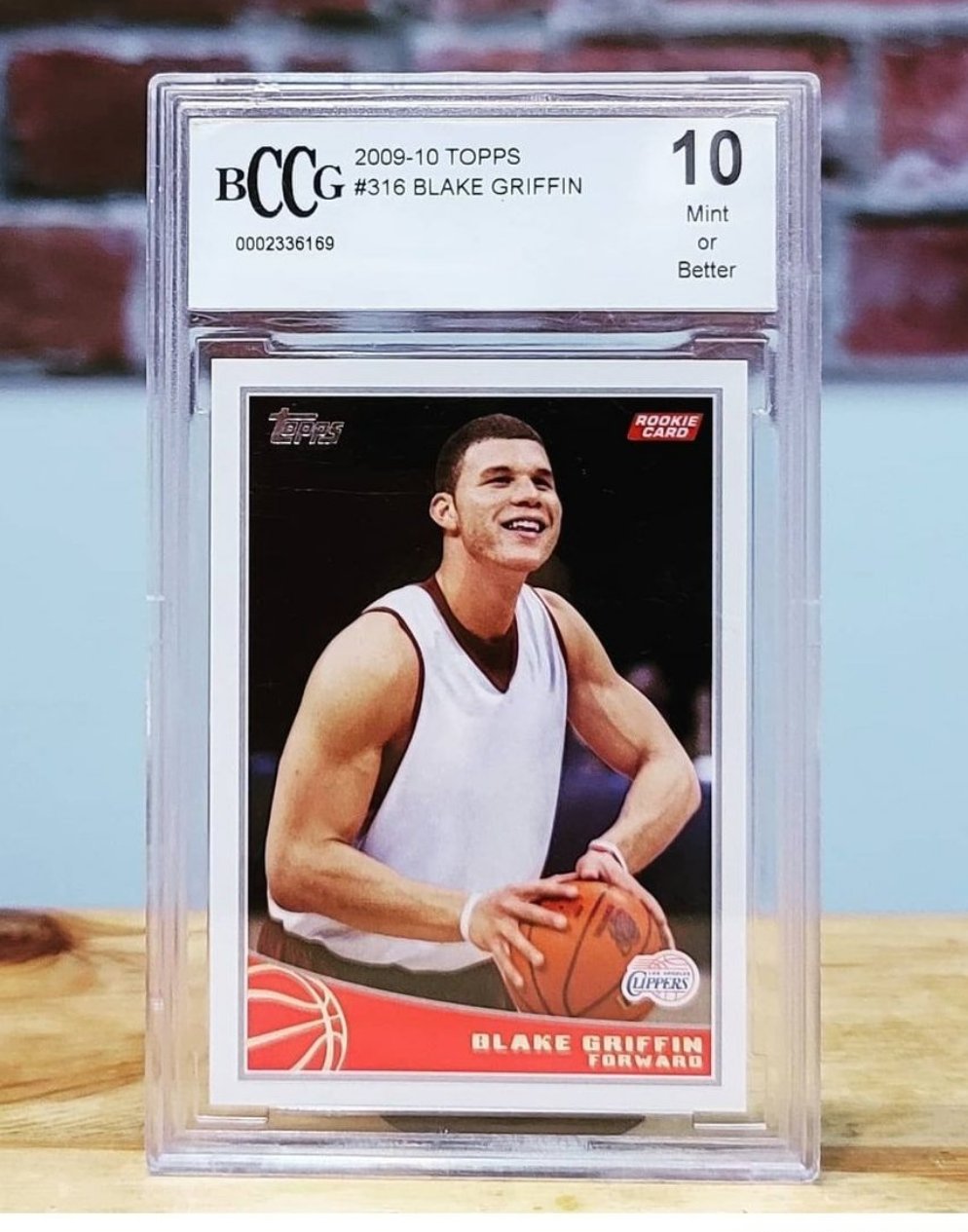 2009/10 Topps Basketball Blake Griffin Rookie Card BCCG 10