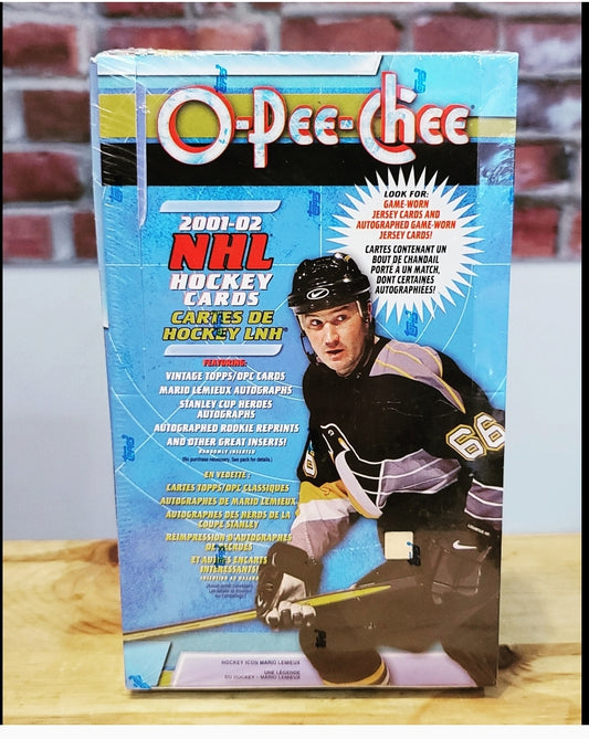 2001/02 OPC O-Pee-Chee Hockey Cards Hobby Wax Box