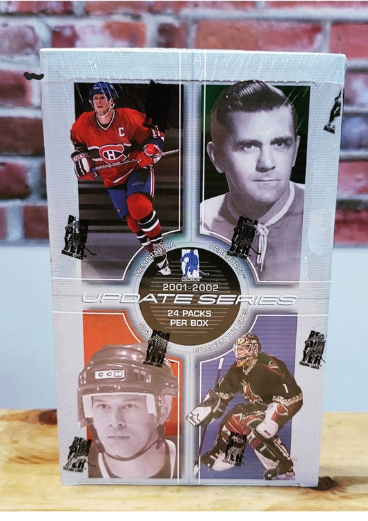 2001/02 ITG Be A Player Update Series Hockey Cards Hobby Wax Box (24 Packs)