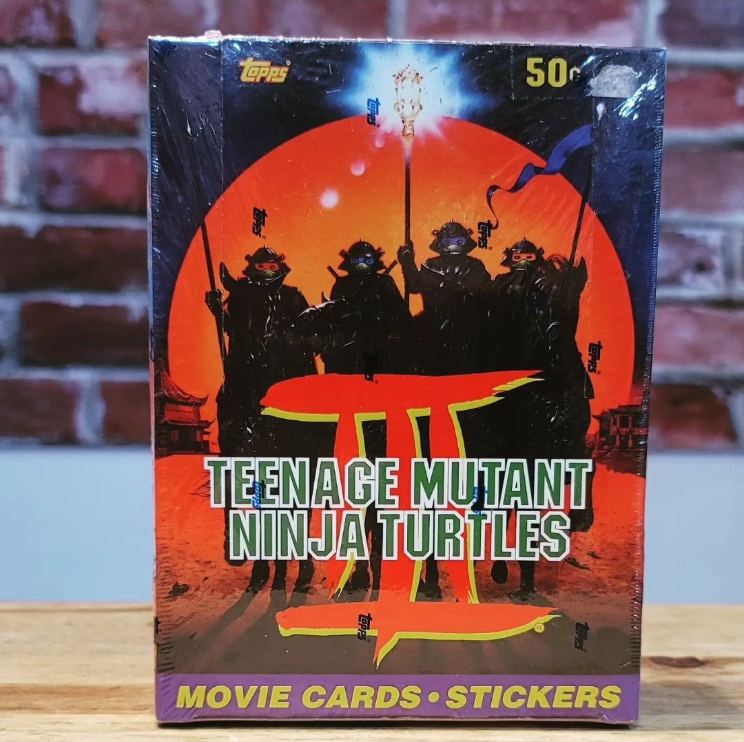 1992 Topps Teenage Mutant Ninja Turtles III Trading Cards Factory Sealed Wax Box (36 Packs)