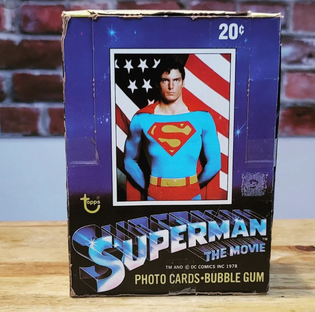 1978 Topps Superman The Movie Trading Cards Wax Box (36 Packs)