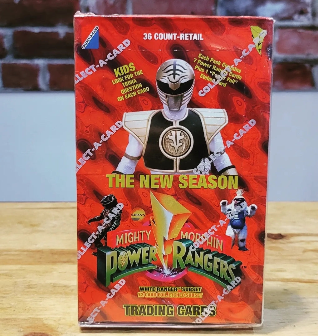 1994 Power Rangers Movie Trading Cards Retail Box (36 Packs)