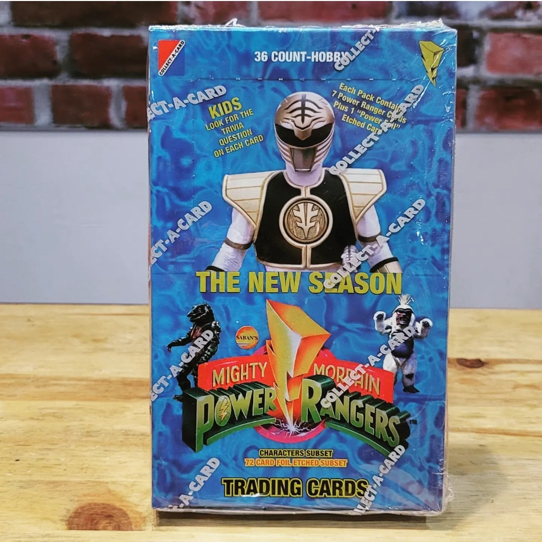 1994 Power Rangers Movie Trading Cards Hobby Box (36 Packs)