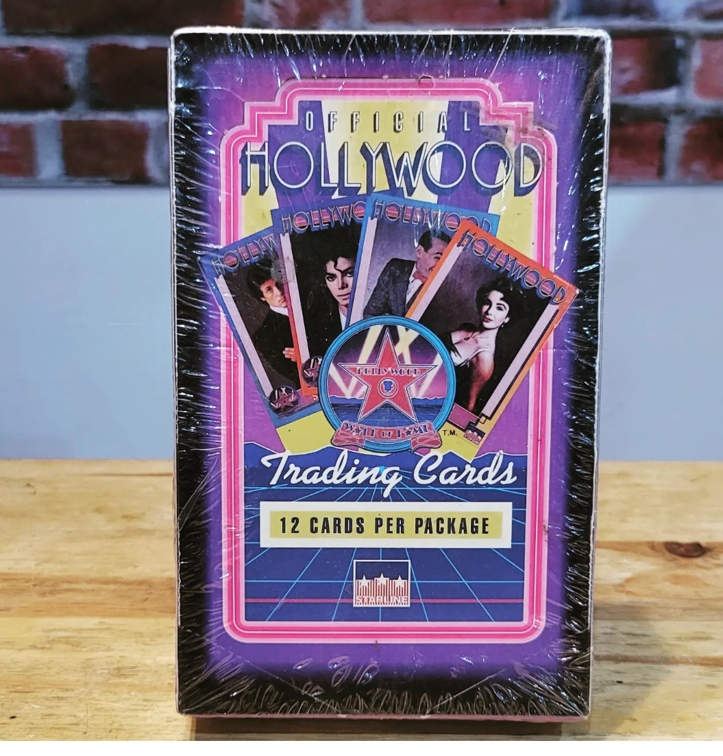 1991 Starline Official Hollywood Trading Cards Hobby Box (36 Packs)