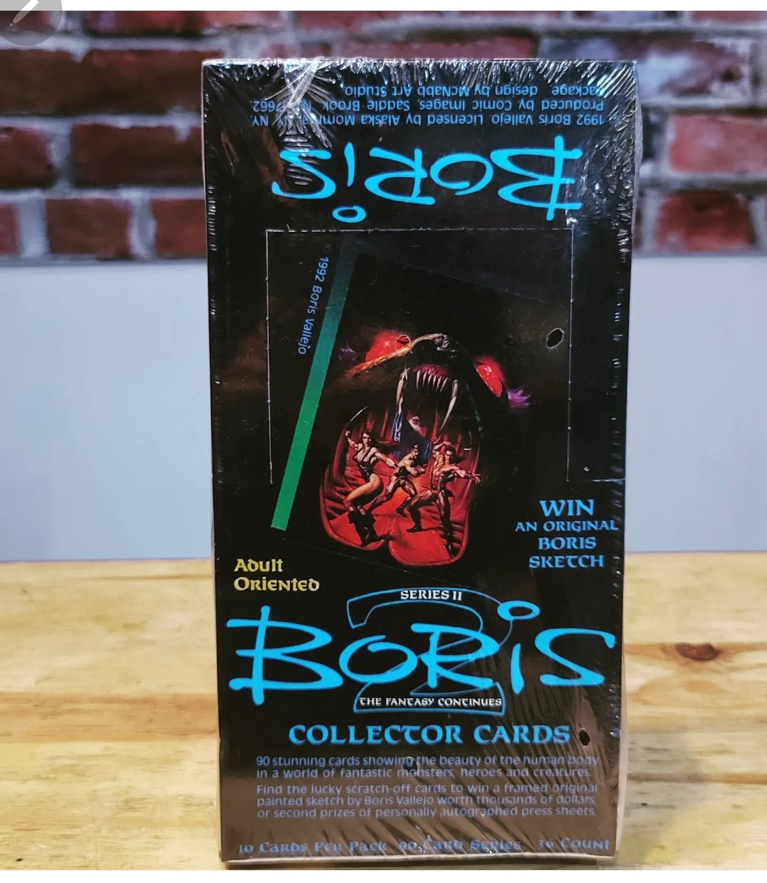 1992 Comic Image Boris Series 2 Trading Cards Hobby Box (36 Packs)