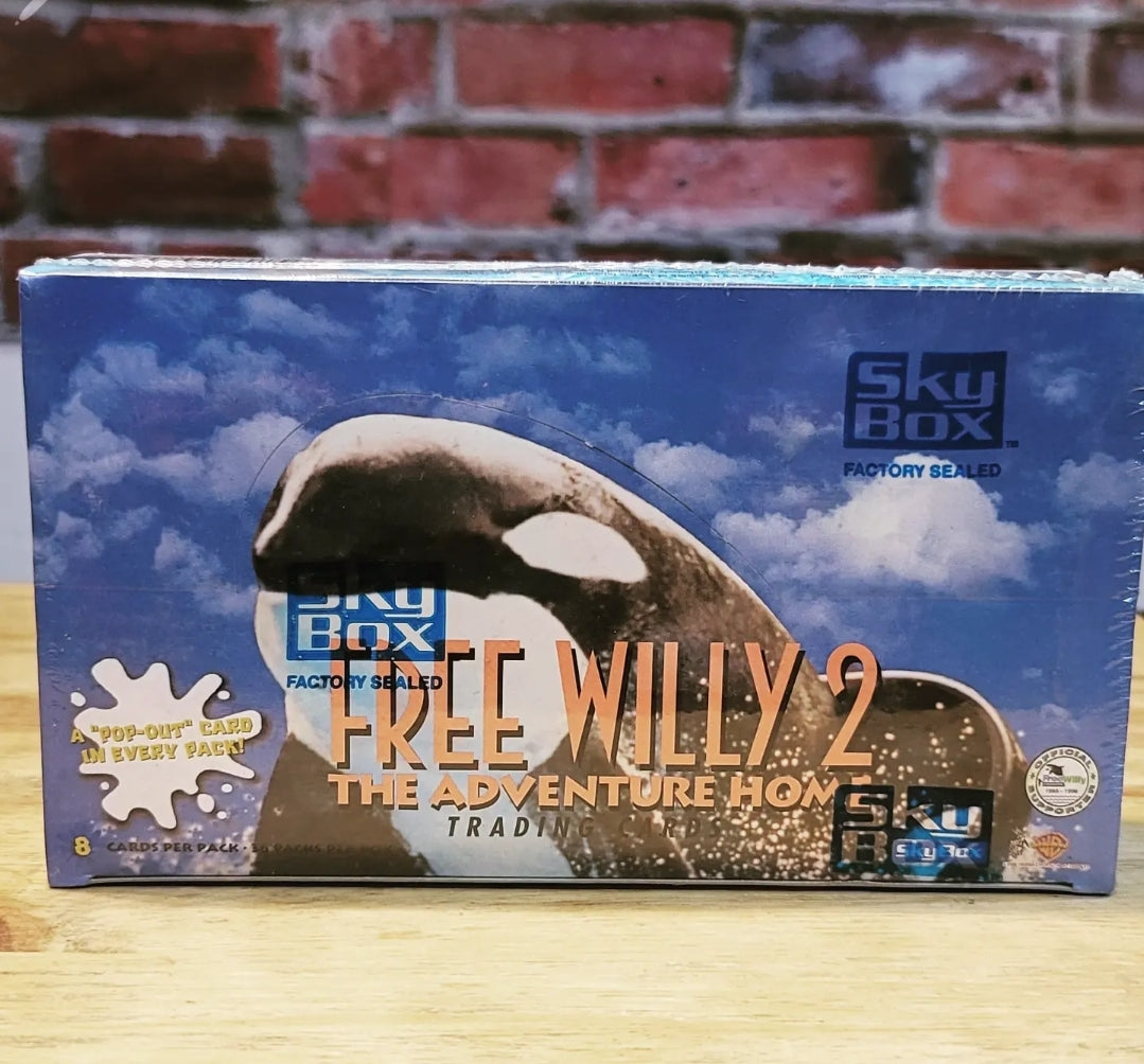 1995 Skybox Free Willy Part 2 Trading Cards Hobby Box (36 Packs)