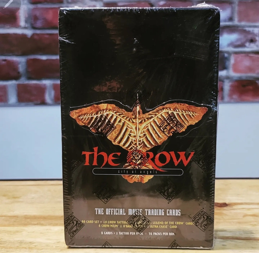 1996 The Crow "City of Angels" Kitchen Sink Trading Cards Sealed Box (36 Packs)